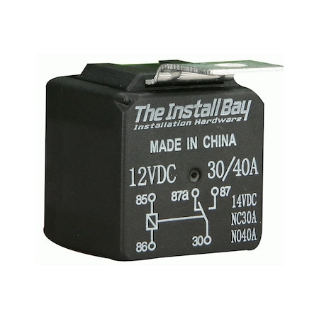 Install Bay RELAY SPDT 12V 30/40 AMP  ECONOMY RL3040
